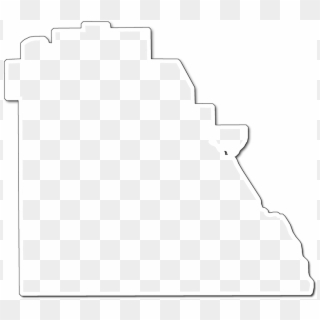 A Map Of Polk With An Outer Shadow Around The Map Area - Polk County Florida Silhouette Clipart