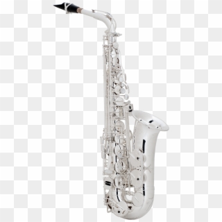 Selmer Paris Professional Model 62js Alto Saxophone - White And Silver Saxophone Clipart