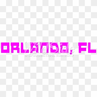 Orlando, Fl - Neon - Lilac Clipart