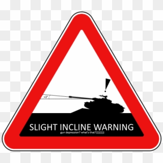 Incline Warning - Traffic Sign Clipart