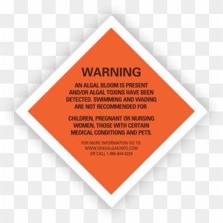 An Orange Sign Will Be Displayed At State Park Beaches - Tirza Clipart