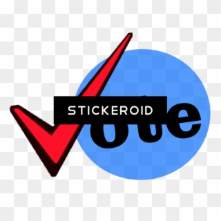 Vote Sticker Png - Transparent Background Voting Clipart