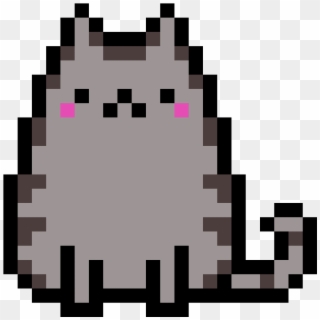 Pusheen Cat - Pixel Art Pusheen Cat Clipart