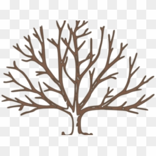Dead Tree Clipart Branchless - Draw A Winter Tree - Png Download
