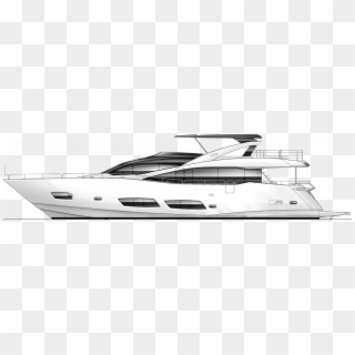 Image Freeuse Metre Sunseeker Lebanon The Arrangement - Yacht Clipart Images Black And White - Png Download