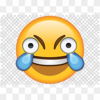 Laughing Crying Emoji Png - Open Eye Crying Laughing Emoji Png Clipart