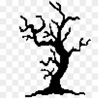 Spooky Trees Clipart , Png Download - Spooky Tree Shape Transparent Png