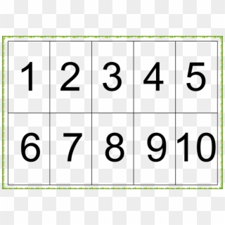 To Numbers Free Picture Png - Number 1 To 7 Clipart