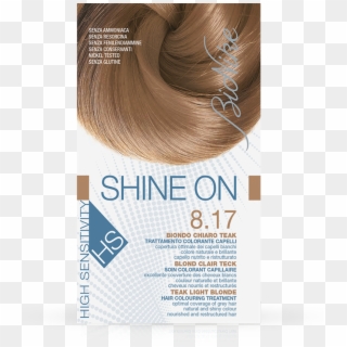 17 Teak Light Blonde Hair Colouring Treatment - Bionike Shine On 8.17 Clipart