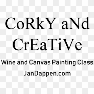 Corky And Creative With Jan Dappen - Calligraphy Clipart