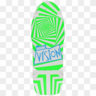 Vision Original Vision Old School Reissue Deck White - Vision Skateboards Clipart