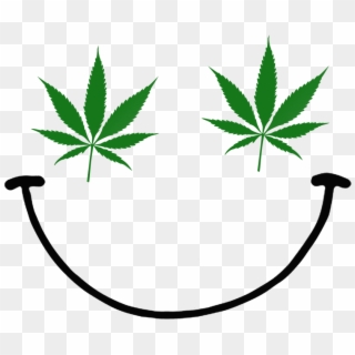 Juntees Weed Smiley Emoticon Funny - Canada Flag Pot Leaf Clipart
