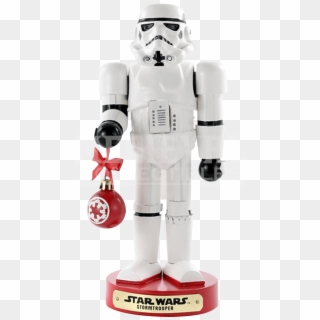 Star Wars Stormtrooper With Ornament Nutcracker - Figurine Clipart