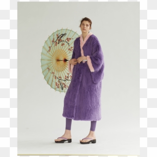 Lavender Fur Kimono "flowers" - Kimono Lavender Clipart