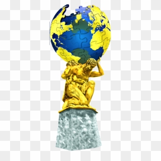 Atlas7beta Crystal - World Statue Png Clipart