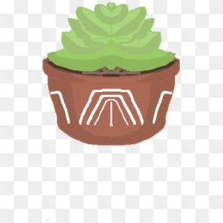 Succulent - Cupcake Clipart