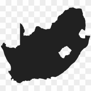 Clipart Resolution 5000*5000 - South Africa Map Silhouette - Png Download