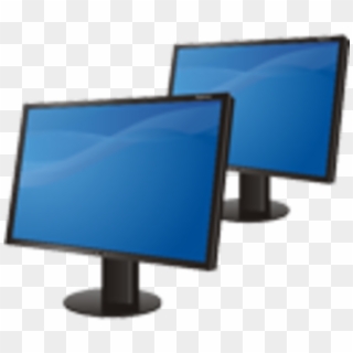 Computers Free Images At Clker Com Vector Ⓒ - Multiple Monitor Icon Clipart