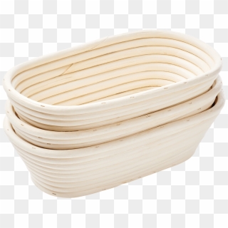 Oval Banneton Proofing Baskets - Wood Clipart