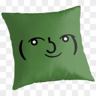 "le Lenny Face " Throw Pillows Dzdn Redbubble - Pepe The Frog Clipart