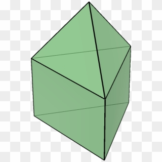 Elongated Trigonal Pyramid - Triangle Clipart