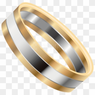 Free Png Download Gold Silver Wedding Ring Clipart - Bangle Transparent Png