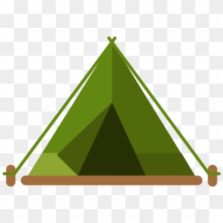 Tent Flat Icon Vector - Vector Tent Png Clipart