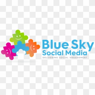 Blue Sky Social Media Logo - Graphic Design Clipart
