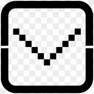 Down Arrow Comments - Heart Pixel Art Clipart