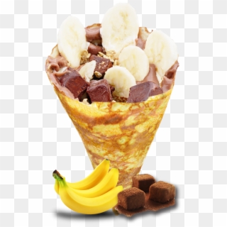Banana Chocolate - T Swirl Crepe Clipart