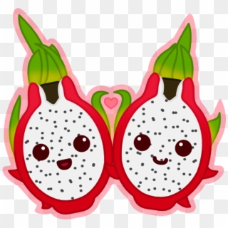 Fruit Clipart Animated - Dragon Fruit Cartoon Clipart - Png Download