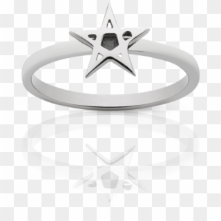 Pentagram Stacker Ring - Engagement Ring Clipart