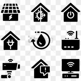 Free Png Home Vector Psd - Smart Home Icon Png Clipart