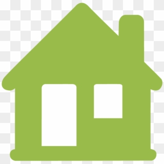Home Icons Green - House Clipart