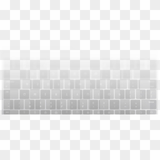 Keyboard Reflection Blur - Macbook Pro Keyboard Clipart