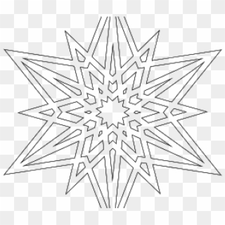 Drawn Knight Stick Figure - Snowflakes That You Can Color Clipart
