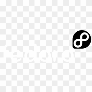 Fedora Logo Black And White - Beige Clipart