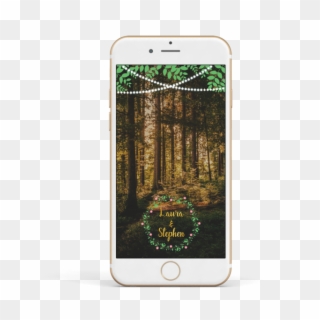 Snapchat Filter Template, Filter Design, Forest Theme, - Iphone Clipart