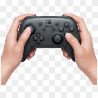 Nintendo - Using Switch Pro Controller Clipart