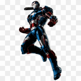 Black Iron Man Png , Png Download - Iron Patriot Captain America Shield Clipart