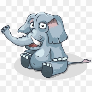 Cute In Free Vectors For Download - Indian Elephant Clipart