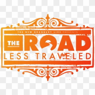The Road Less Traveled Is The Live-audience Version - Calligraphy Clipart