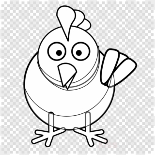 Chicken Coloring Pages Clipart Turkey Chicken Colouring - Easter Egg Transparent Png