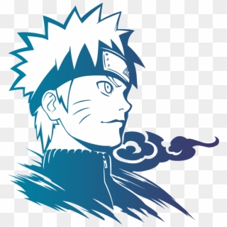 Naruto Vector Png - Naruto Vector Black And White Clipart