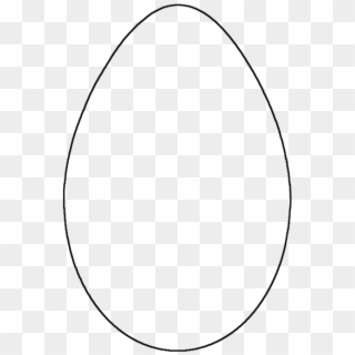 Easter Egg Template - Circle Clipart