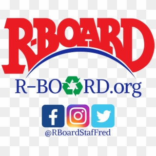 Rboardstaffred Logo Full Png With Social Media - Graphic Design Clipart