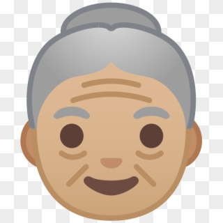 Download Svg Download Png - Old Woman Emoji Clipart