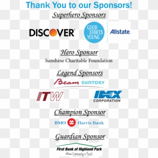 Sponsors Thank You - Credit Card Clipart