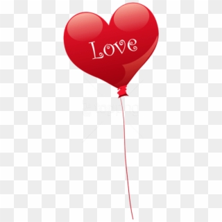 Free Png Download Transparent Heart Love Balloon Png - Love Heart Balloon Png Clipart