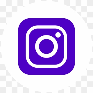Purple Social Media Icons Png - Instagram Clipart